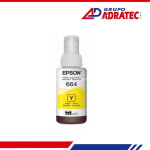 BOTELLA DE TINTA EPSON ORIGINAL T664 AMARILLO
